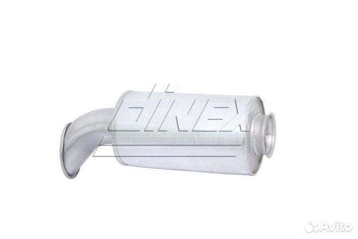 Dinex 80402 Резонатор(бочка) глушителя круглевый с
