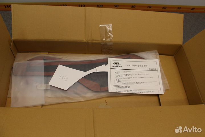 Защита углов заднего бампера Subaru