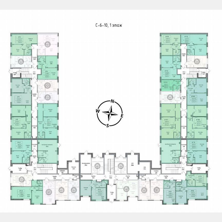 1-к. квартира, 37,9 м², 1/4 эт.