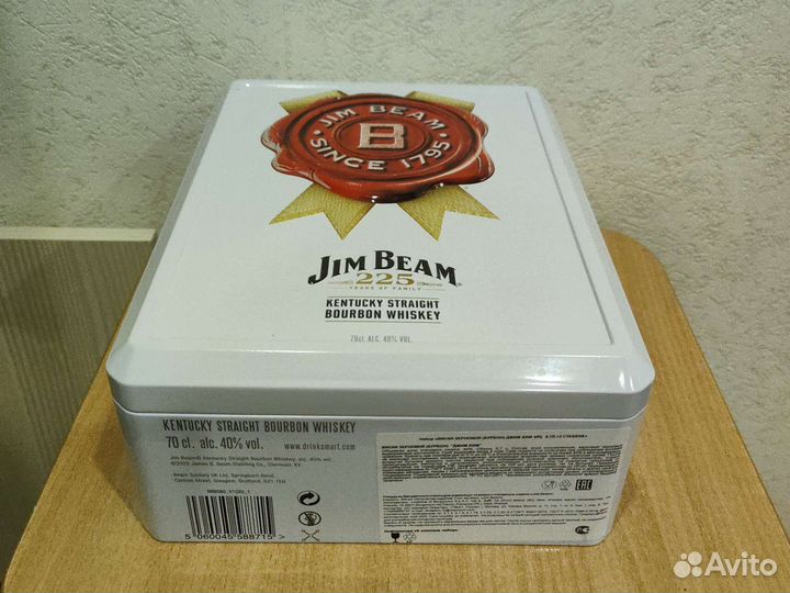 Коробка из под виски jim beam