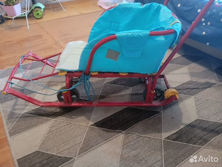 Детские санки коляска бу