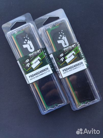 Оперативная память ddr4 8gb (4x2) 2400MHz