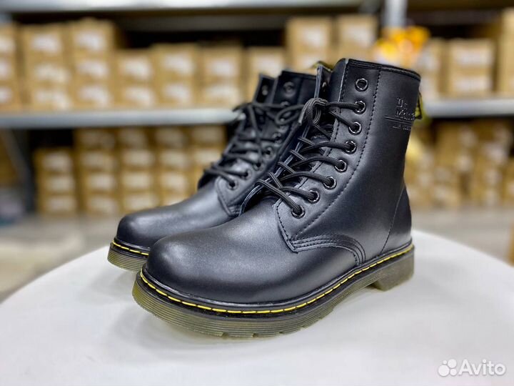 Dr. Martens 1460 Black с мехом