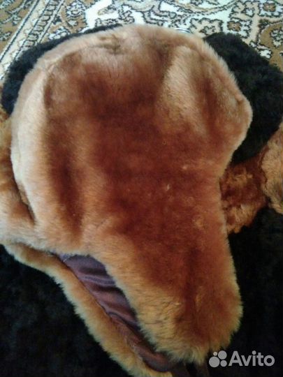 Шапка детская из натуральной цигейки