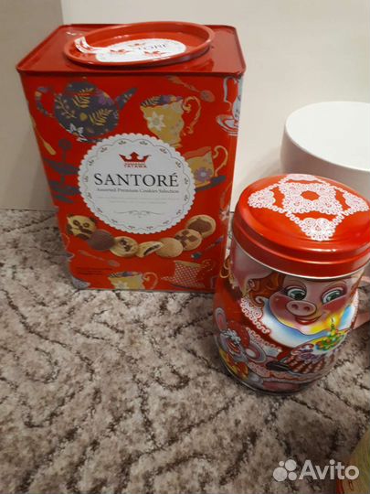 Подарочные баночки для подарков от Деда Мороза