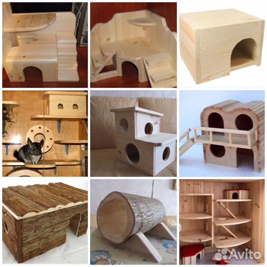 Когтеточки, будки, вольеры, скворечники, кормушки