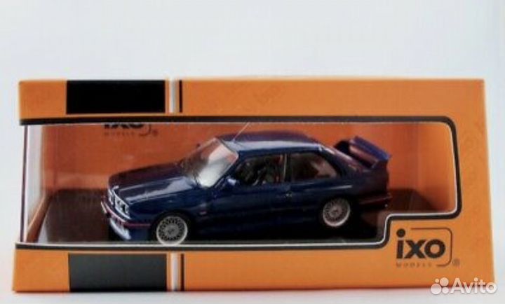 BMW M3 (E30) Sport Evolution 1990 синий 1:43