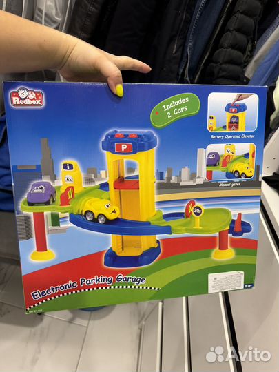 Игровой набор red box гараж электронный