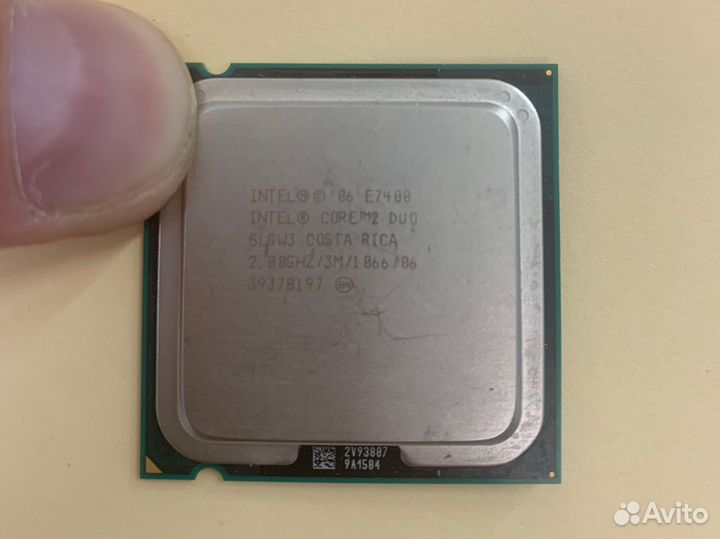 Процессор intel core 2 duo E7400 2.8 GHZ