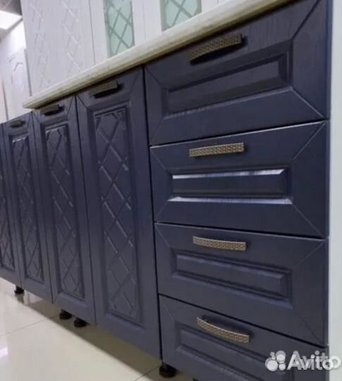 Кухня Агава Белая/Сапфир 2метра