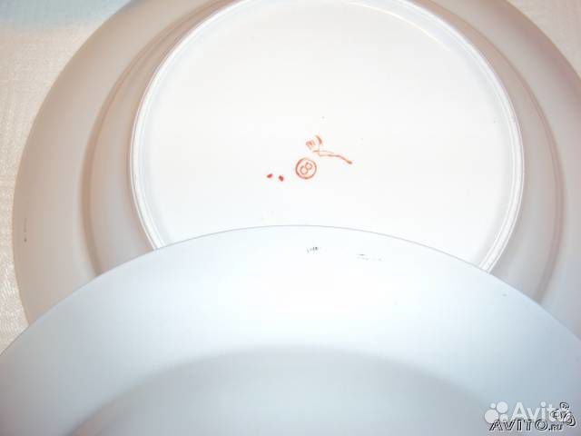 Фарфоровые тарелки Чайка, Буди (СССР)