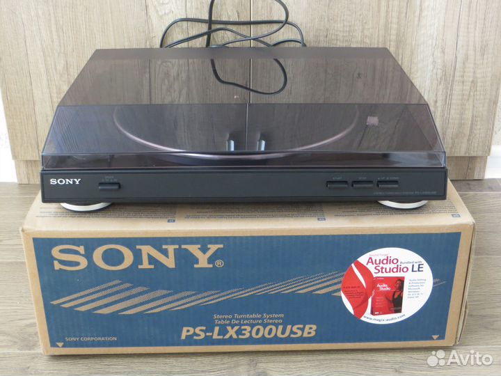 Виниловый проигрыватель sony PS LX300 USB