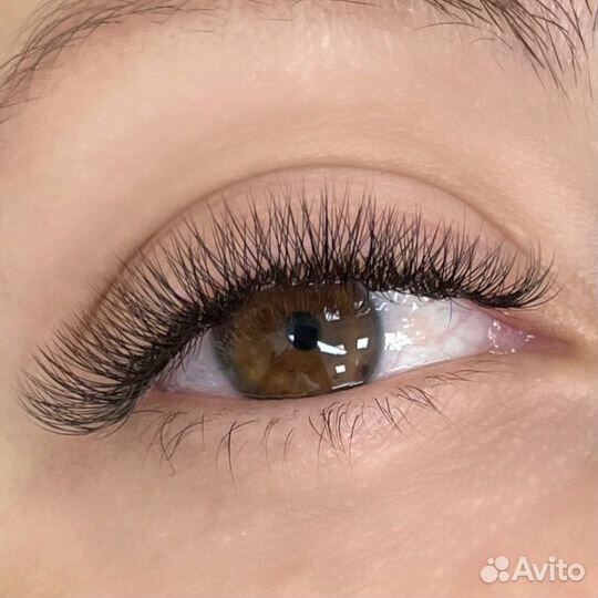 Наращивание ресниц, оформление/окрашивание бровей