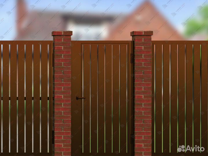 Забор Ранчо металлический