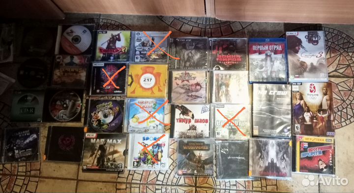 Игры для пк на DVD и CD. Указана min цена