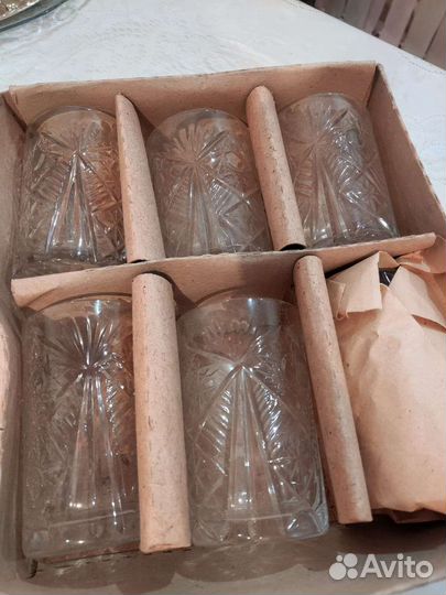 Хрустальные стаканы СССР