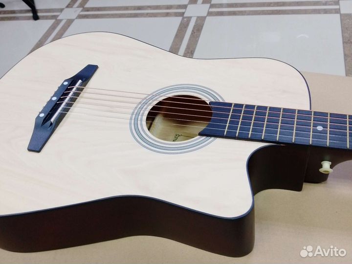 Акустическая гитара Foix 38C-M-N с вырезом, новая