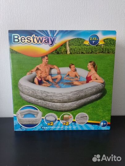 Новый бассейн в упаковке надувной Bestway