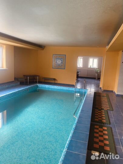 Баня сауна с бассейном