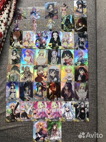 Коллекционные Карточки аниме тян и геншин