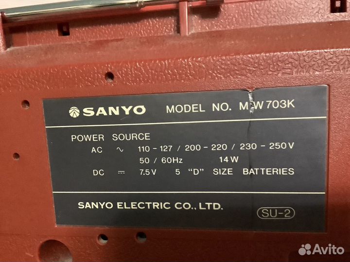 Магнитола Sanyo оригинал 5шт. на выбор