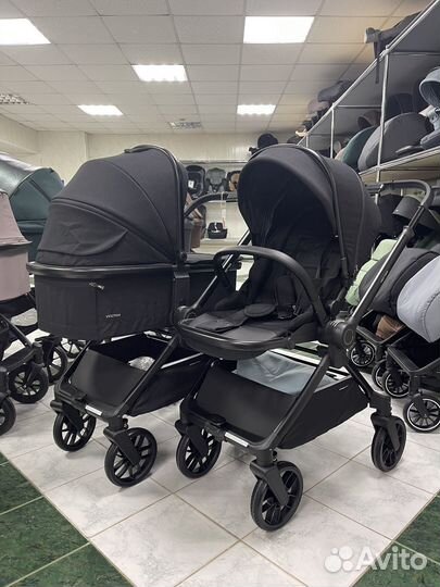 Коляска 2 в 1 с перекидной ручкой