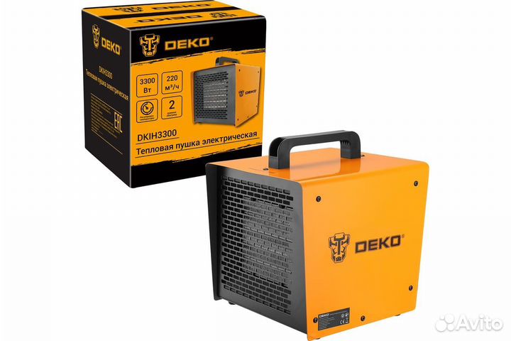 Тепловая электрическая пушка deko dkih3300