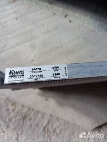 Продаю радиатор кондиционера