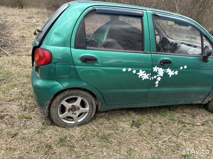 Задняя часть кузова дэу матиз