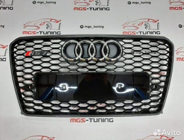 Решетка в стиле RS7 под карбон Audi A7 10-14