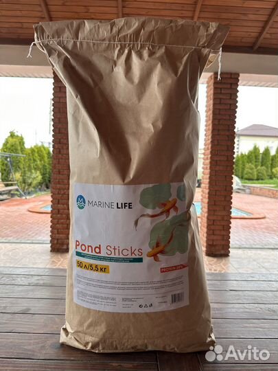 Корм для прудовой рыбы