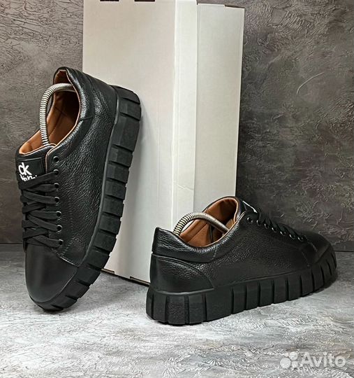 Ботинки мужские calvin klein кожа 39-43