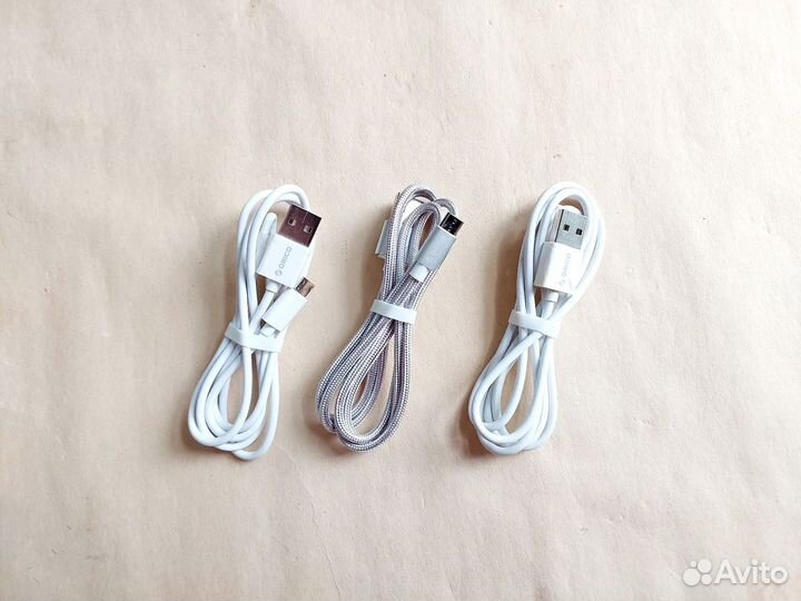 Оригинальный кабель micro USB и Type-C