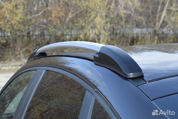 Рейлинги на крышу Renault Arkana серебристые