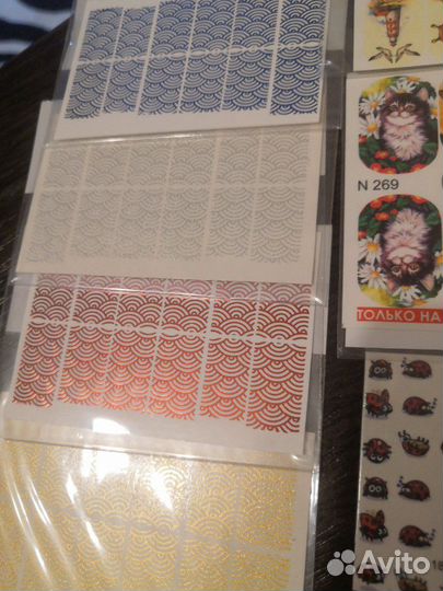 Слайдер-дизайны для ногтей на водной основе