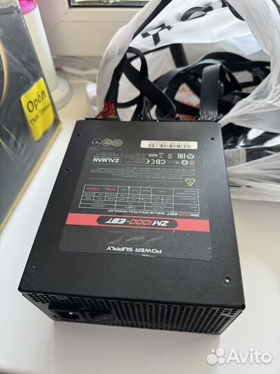 Блок питания zalman 1000w gold модульный