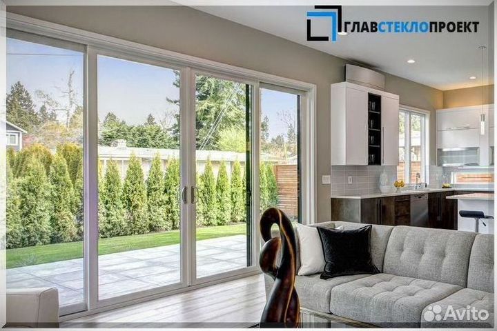Остекление коттеджей veka