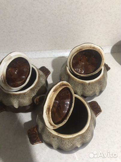 Три Горшка для запекания