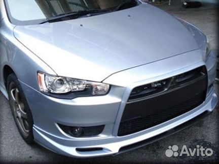 Накладка переднего бампера Зодиак для Lancer 10