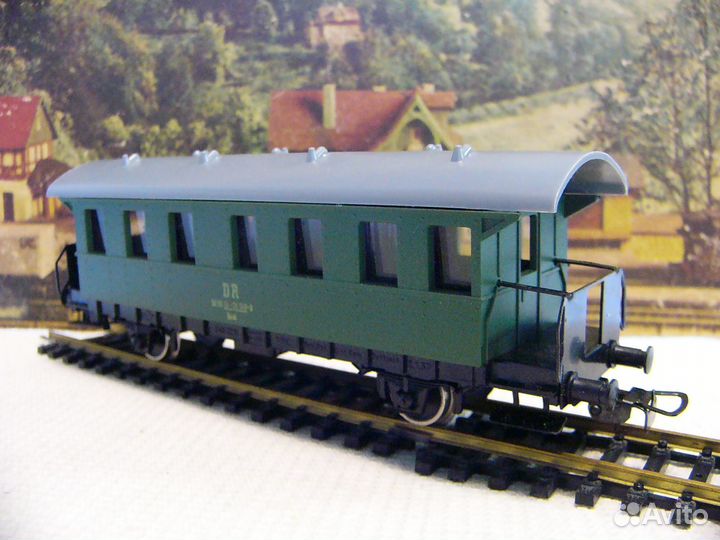 Семиоконные вагоны DR Piko H0 16,5 мм. из GDR