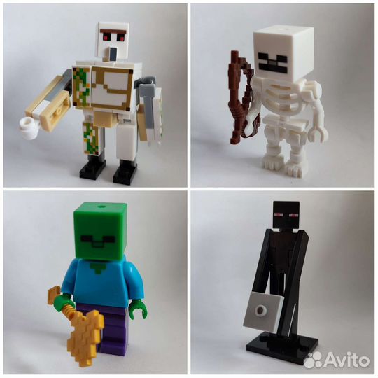 Лего-совместимый конструктор: Майнкрафт за всё
