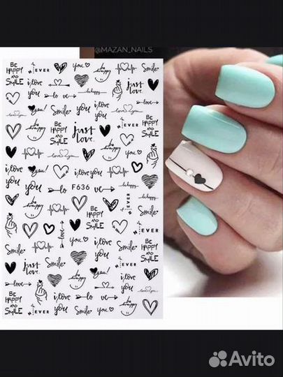 Наклейки для ногтей