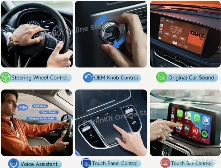 Беспроводной carplay carlinkit mini 2