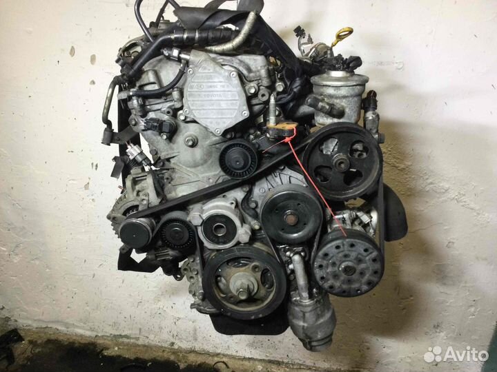 Двигатель Toyota Avensis 2007 2adftv 2.2