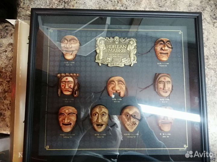Декоративные корейские маски
