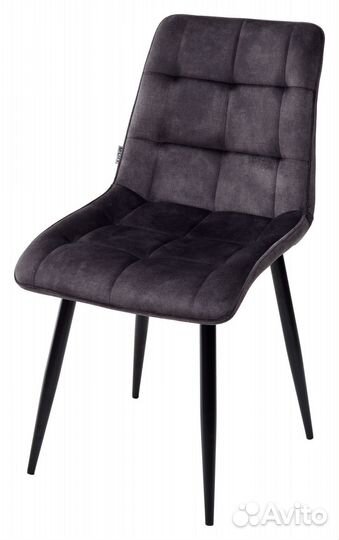 Стул chic черный/тк. велюр античный графит PK6015