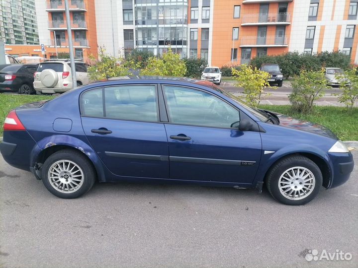 Renault Megane 1.6 AT, 2004, 210 500 км