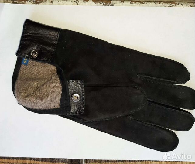 Перчатки мужские зимние замша