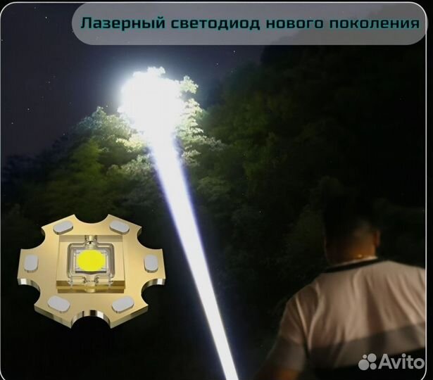 Мощный лазерный фонарик