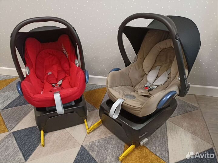 Детские автолюльки автокрасла с базами isofix
